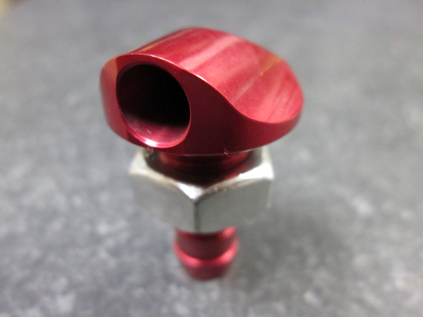 Water Bypass 8mm Outlet 90 Degree (Red)